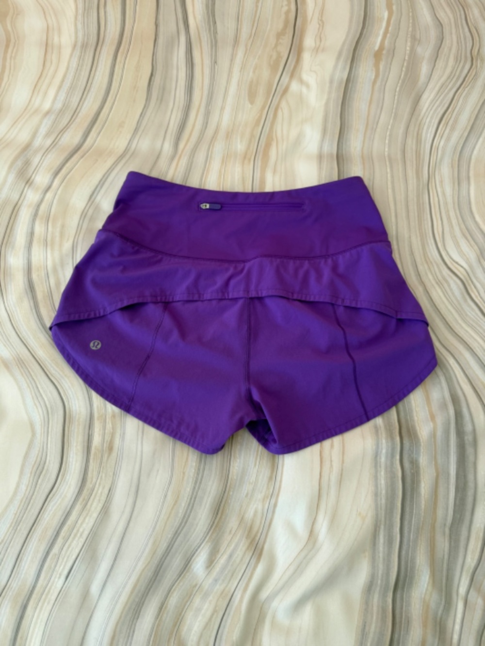 Lululemon Speed Up High-Rise Lined Short 2.5" Inseam Atomic Purple Size 4 $68 - Picture 7 of 17